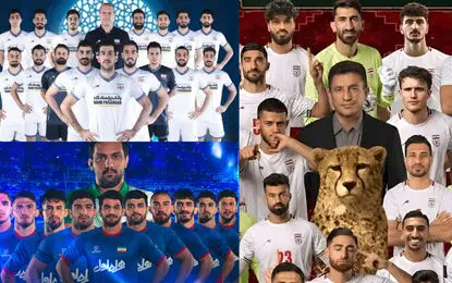 والیبال و کشتی با 23 سال می درخشند و فوتبال با 31 سال می لنگد