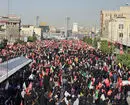 بدرقه تاریخی رهبر شهید از مصلی تا میدان آزادی