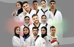 13 مدال برای پاراتکواندوکاران ایران در جام ریاست فدراسیون جهانی
