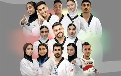 13 مدال برای پاراتکواندوکاران ایران در جام ریاست فدراسیون جهانی