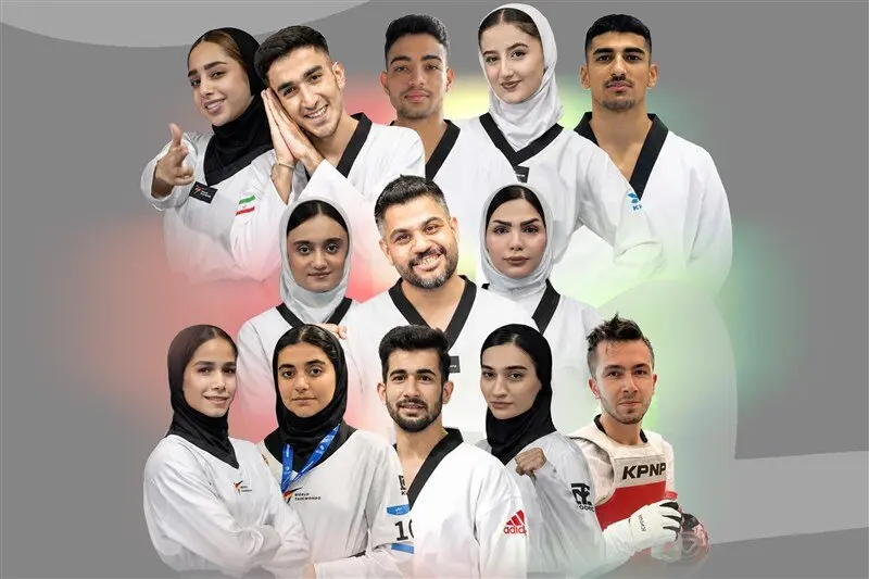 13 مدال برای پاراتکواندوکاران ایران در جام ریاست فدراسیون جهانی