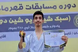 درخشش پاراکاراته‌کار کردستانی در قهرمانی کشور