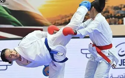 صدرنشینی کاراته ایران در قهرمانی آسیا با ۱۱ مدال