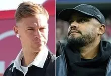 کمپانی به بازی با آرسنال رسید/ کیمیش؛ غایب بازی امشب