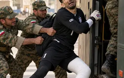 تکل نظام وظیفه روی پای بیرانوند؛ آیا مصدومیت دروازه‌بان تراکتور از قبل هماهنگ شده بود؟