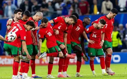 یار کمکی برای رونالدو؛ پرتغال 12 نفره بازی می‌کند