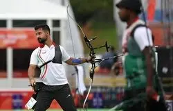 حذف کماندار ایران در تیر طلایی
