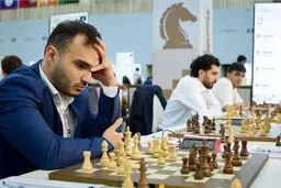 المپیاد جهانی شطرنج؛ پیروزی قاطع مردان ایران مقابل مولداوی 