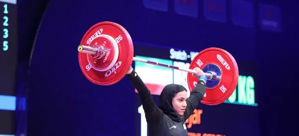 ۲ مدال برای دختران ایران در وزنه‌برداری قهرمانی آسیا