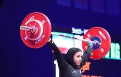 ۲ مدال برای دختران ایران در وزنه‌برداری قهرمانی آسیا