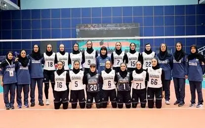 دختران والیبال ایران رقبای آسیایی خود را شناختند