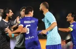 درگیری بازیکنان استقلال و سپاهان که تلویزیون سانسور کرد!