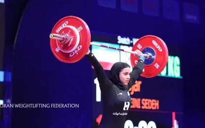 وزنه‌برداری قهرمانی آسیا؛ دختران ایران 2 مدال گرفتند