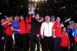 هدیه تاریخ کشتی به بزرگ‌مرد کشتی ایران