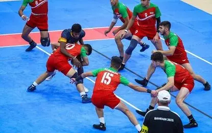 تیم ملی کبدی مردان برابر تایلند پیروز شد
