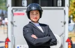 دختر سوارکار ایران در رده ۲۴ ایستاد
