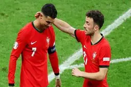 ادای احترامی زیبا به دیوگو ژوتا توسط ملی‌پوشان پرتغال