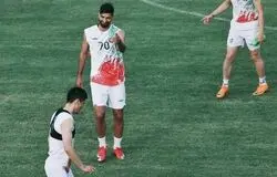 شهریار مغانلو با پیراهن شماره ۷۰ تراکتور