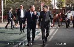   حضور پیشکسوتان پرسپولیس در ورزشگاه درفشی‌فر