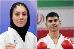 دو نماینده نوجوان کاراته ایران در جمع مدعیان برنز
