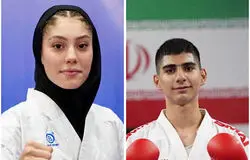 دو نماینده نوجوان کاراته ایران در جمع مدعیان برنز
