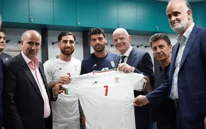 رئیس فیفا پستی درباره تیم ملی فوتبال ایران منتشر کرد‌