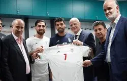 رئیس فیفا پستی درباره تیم ملی فوتبال ایران منتشر کرد‌
