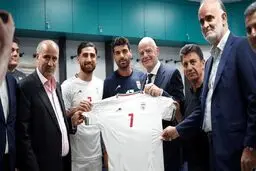 رئیس فیفا پستی درباره تیم ملی فوتبال ایران منتشر کرد‌