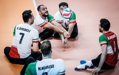 والیبال نشسته عراق پای درس ستارگان ایران