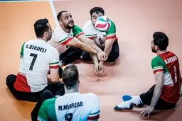 والیبال نشسته عراق پای درس ستارگان ایران