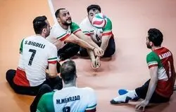 والیبال نشسته عراق پای درس ستارگان ایران