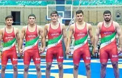 فینالیست شدن ۲ نماینده ایران در مسابقات کشتی آزاد جوانان آسیا