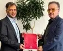 تبریک مهدی تاج به مدیرعامل جدید باشگاه تراکتور