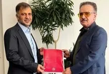 تبریک مهدی تاج به مدیرعامل جدید باشگاه تراکتور