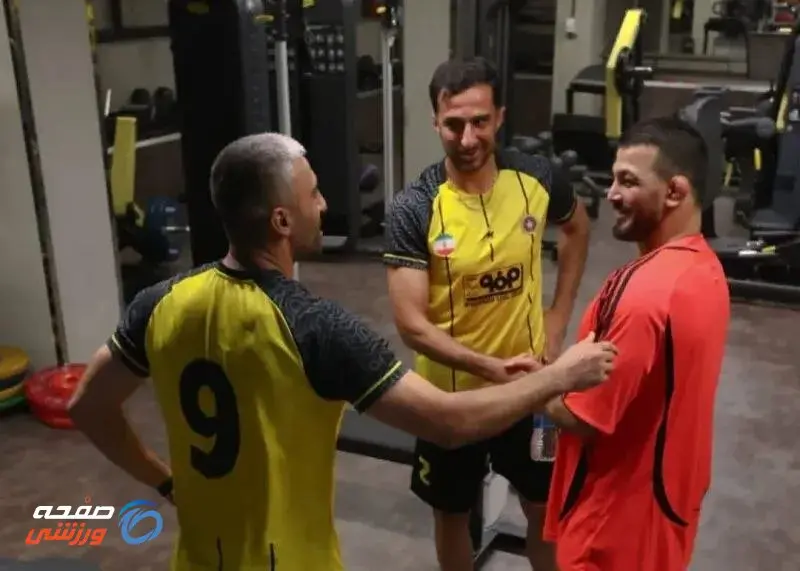 دیدار صمیمانه حسن یزدانی با سپاهانی‌ها؛ طلایی‌پوشان مهمان خانه کشتی شدند