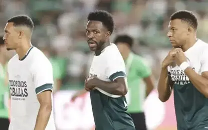 موضع رئال درباره حرکت جنجالی امباپه و وینیسیوس

