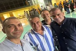 یار تازه هم جلوی دوربین آمد