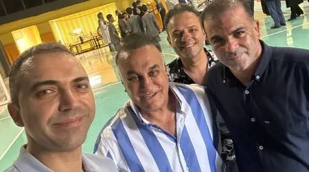 یار تازه هم جلوی دوربین آمد