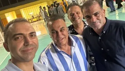 یار تازه هم جلوی دوربین آمد