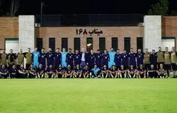 رختکن تیم ملی فوتبال به نام میناب ۱۶۸ نام‌گذاری شد