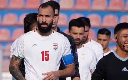 روزبه چشمی بازی با نیوزیلند را از دست داد