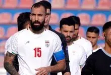 روزبه چشمی بازی با نیوزیلند را از دست داد