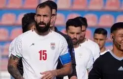 روزبه چشمی بازی با نیوزیلند را از دست داد
