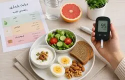 راهنمایی تغذیه‌ای در دیابت بارداری