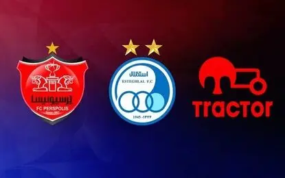 تراکتور، پرسپولیس و استقلال؛ جدول درست عمل می‌کند

