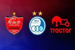 تراکتور، پرسپولیس و استقلال؛ جدول درست عمل می‌کند

