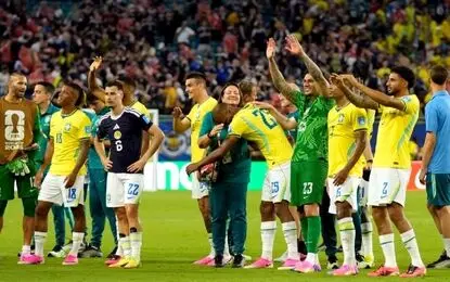 برزیل برابر اسکاتلند 8-1 برنده شد نه 3-0