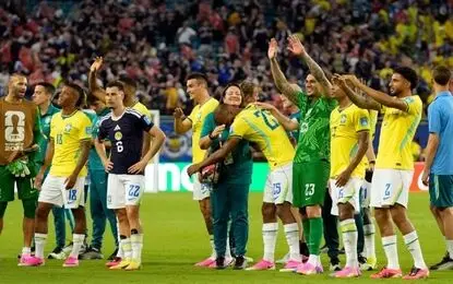 برزیل برابر اسکاتلند 8-1 برنده شد نه 3-0