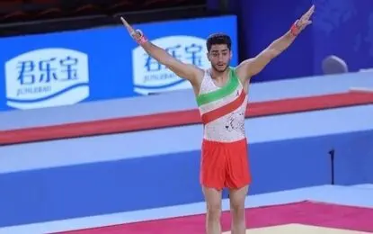 جعفری نماینده ایران در ۶ وسیله قهرمانی جهان ژیمناستیک شد