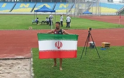 کسب اولین مدال ایران در دوومیدانی ناشنوایان آسیا
